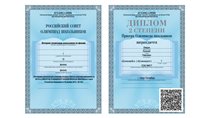 2013-2014 Левдик Евгений 7л (ИО-физика) диплом 2 ст РСОШ